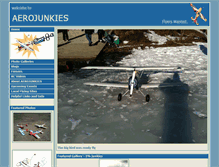 Tablet Screenshot of aerojunkies.com